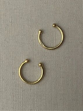 Gold-plated Ear Cuffs